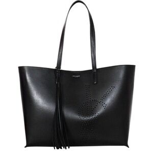 Yves Saint Laurent Perforated Logo Tote